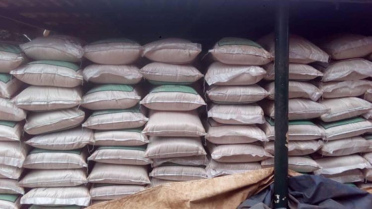 Customs intercepts 624 bags of rice