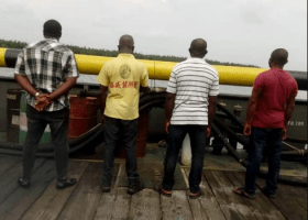 Navy hands over four suspected oil thieves to EFCC