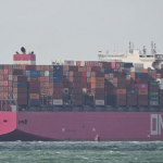 Ship loses several containers in rough seas