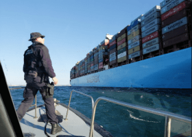 Maersk Elba loses power after fire off Portugal