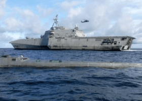 U.S. combat ship intercepts vessel carrying $100m cocaine
