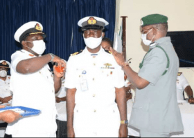Navy decorates newly promoted officers in Lagos 