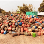 SON destroys seven containers of gas cylinders, tyres in Lagos