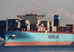 Maersk Eindhoven loses 260 containers in rough weather