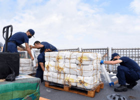 U.S. Coast Guard offloads $330m drugs in Florida