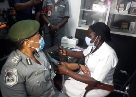 Apapa Customs Commands commissions clinic, gym