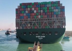Suez Canal: Ever Given turned in right direction
