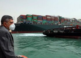 Ever Given remains hard aground in Suez Canal