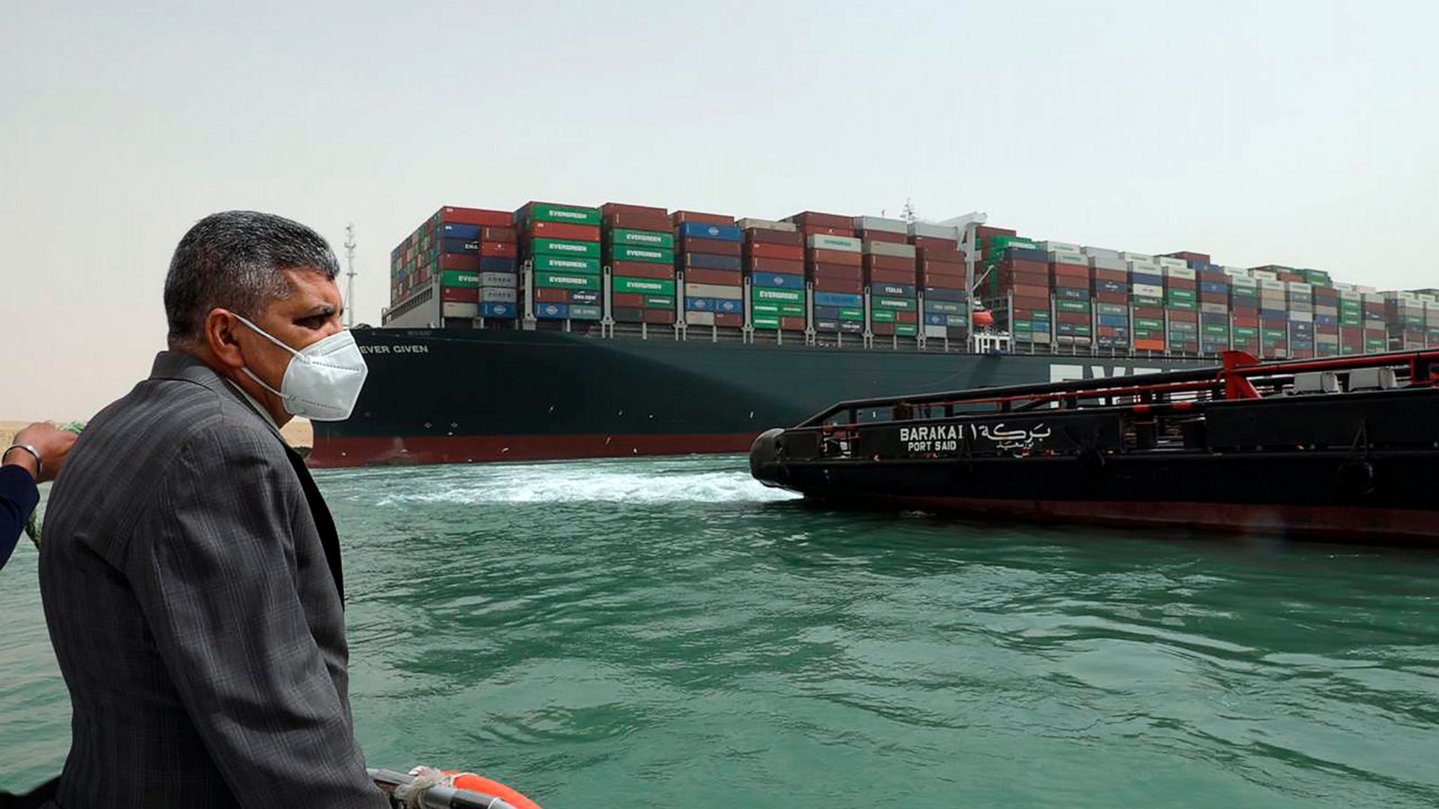 Ever Given remains hard aground in Suez Canal