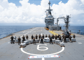 French Navy seizes 6 tons of cocaine from ship in Gulf of Guinea