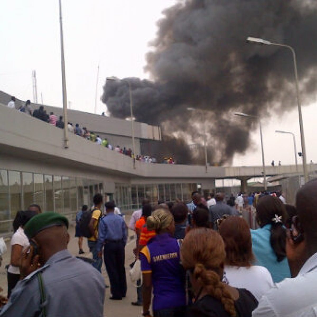Panic over Lagos airport fire outbreak