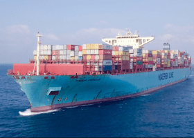 Maersk Eindhoven sails to LA after cargo loss