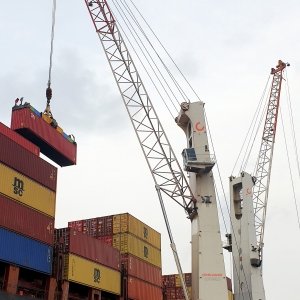 TICT acquires two new Mobile Harbor Cranes