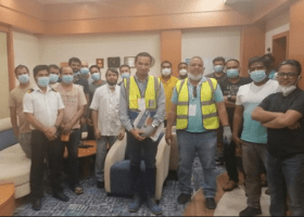 Union visits detained crew of the Ever Given