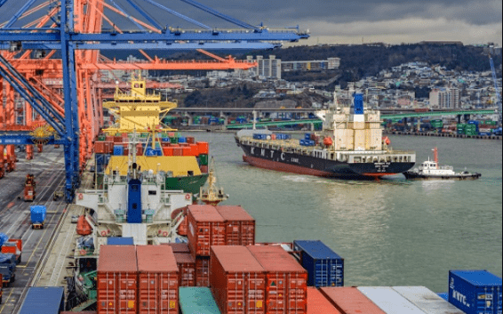 South Korea container port volumes grow 1.3% in Q1