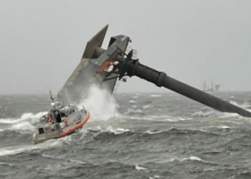Six rescued, search underway for missing from capsized liftboat