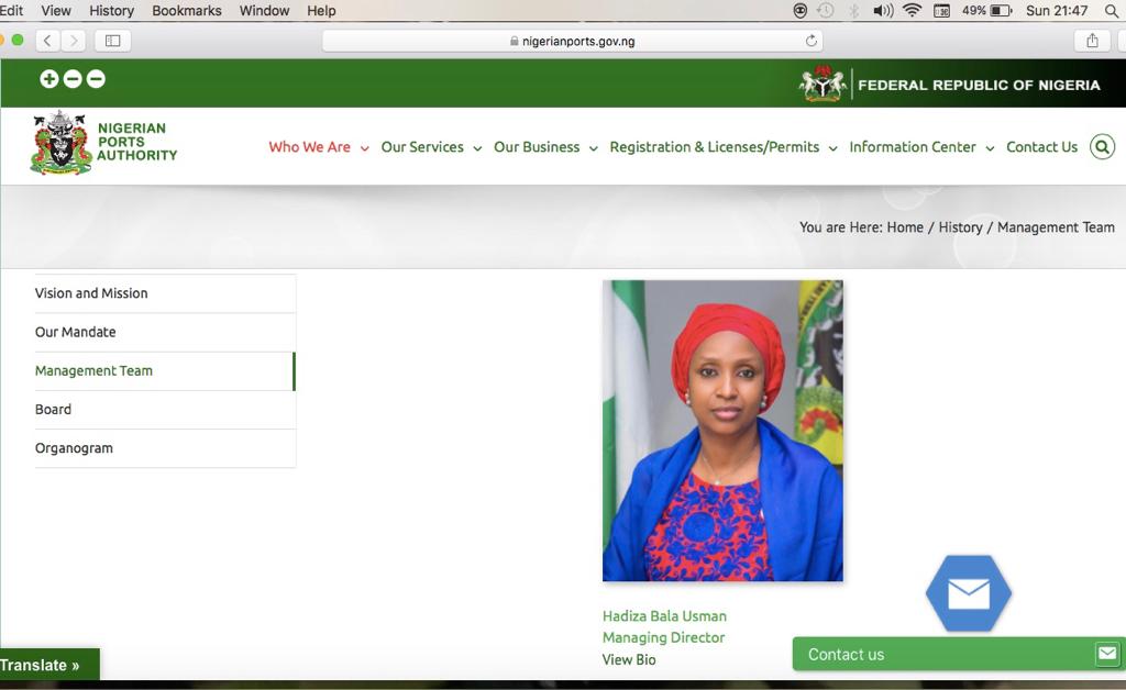 Despite suspension, NPA website retains Bala Usman as MD