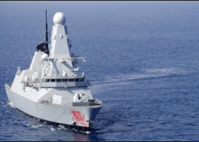 Russia expels British warship from waters near annexed Crimea