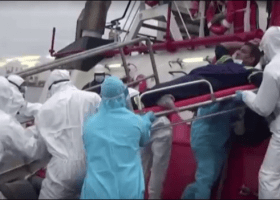 Sri Lanka evacuates crew from burning container ship
