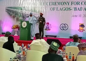 Buhari flags off Lagos-Ibadan rail service, calls feat milestone