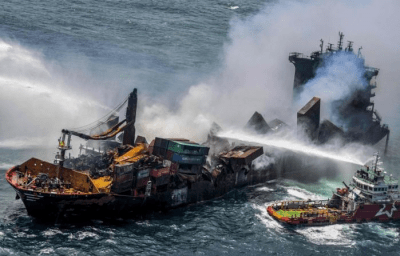 Sri Lanka ship fire extinguished after 13 days