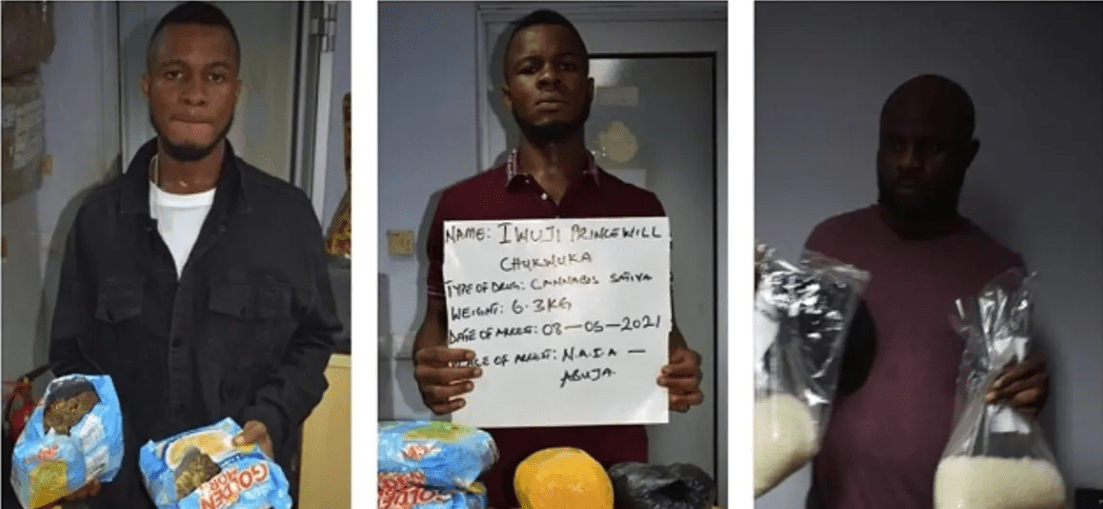 NDLEA arrests Europe-based Nigerian, 2 others for drug trafficking 