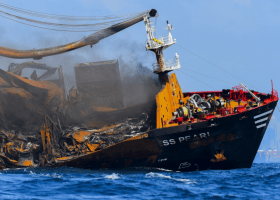 Pollution feared as aft section of X-Press Pearl sinks