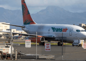 Boeing 737 cargo plane makes emergency landing on Pacific Ocean