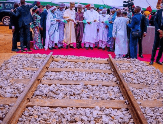 Buhari flags off Kano-Kaduna rail project