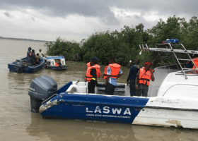 Passenger boat malfunctions amid heavy rainfall in Lagos