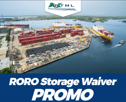 PTML RORO Storage Waiver Promo