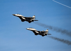 Russian warplanes practice bombing ships in Black Sea