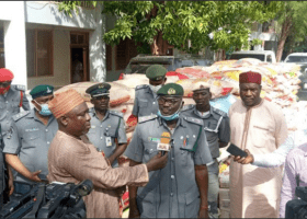 Customs impounds 13 vehicles, 314 bags of rice in Katsina 