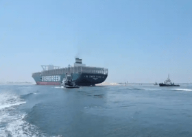 Ever Given returns to Suez Canal