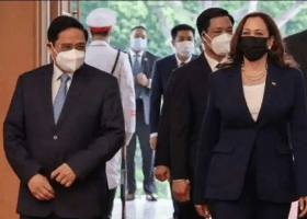 Kamala Harris offers Vietnam support to counter Beijing in South China Sea