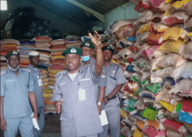Customs impound over 4,138 bags of rice in Ogun