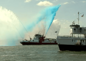 Dozens of vessels participate in New York Harbour procession to honour 9/11 victims