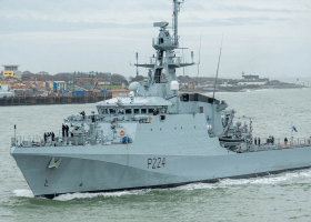 British warship arrives Lagos for anti-piracy operation 