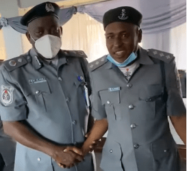 VIDEO: Nigerians mock ‘awkward’ newly promoted Customs officer