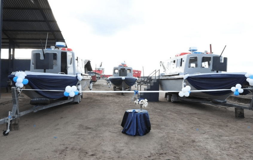 Navy takes delivery of four gunboats 