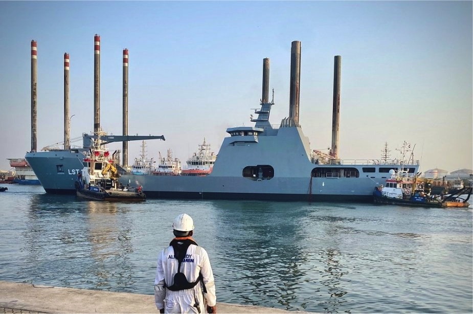 Damen launches landing ship for Nigerian Navy in UAE 