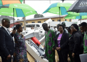 Lagos, Ecobank release 34 fibreglass boats to fishermen 