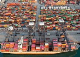 Port congestion eases in Asia while U.S. battles import deluge