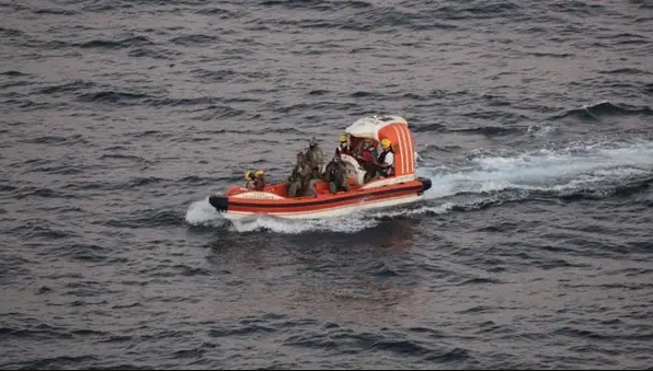 U.S. Navy ship rescues Iranian mariners adrift For eight days