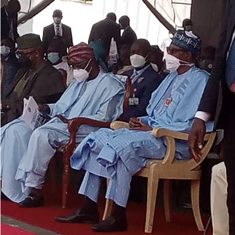 Buhari commissions defence boat built by navy in Lagos