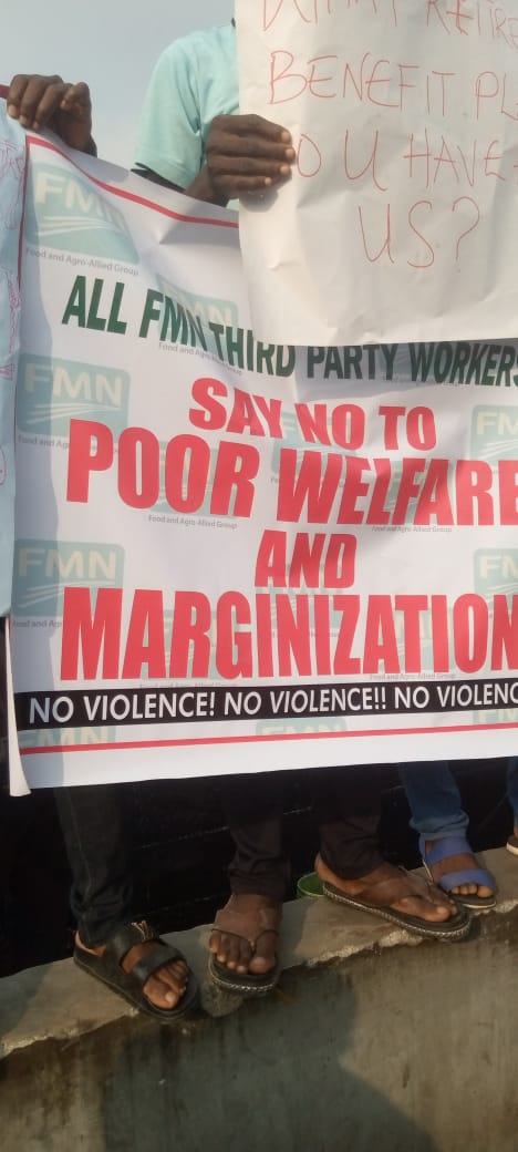 Flour Mills workers stage protest over poor remuneration  