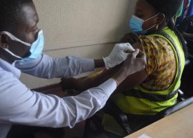 ENL Consortium facilities vaccination of dockworkers at Apapa port