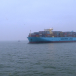 Maersk megaship grounded in Germany