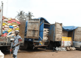 Ogun Customs impound over 100 trailers of foreign rice, others