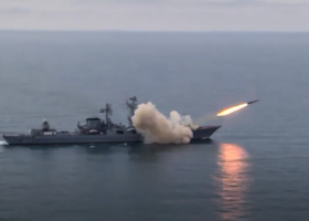 Ukrainian missiles hit two Russian cargo ships 